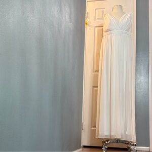 Fashion Nova White Maxi Dress